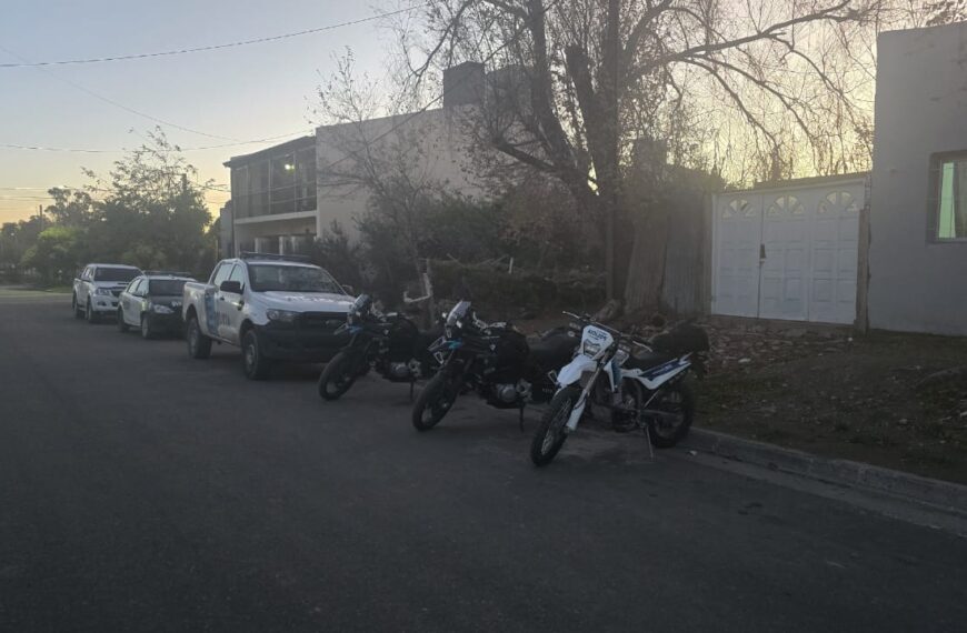 Recuperaron varios elementos robados en el barrio Villa del Parque