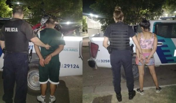 Detuvieron a una pareja en un hotel alojamiento con cocaína