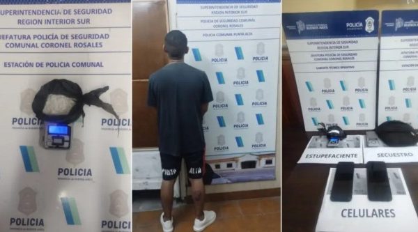 Detuvieron a una menor y un adulto con cocaína
