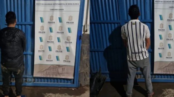 Dos aprehendidos por el robo de cables
