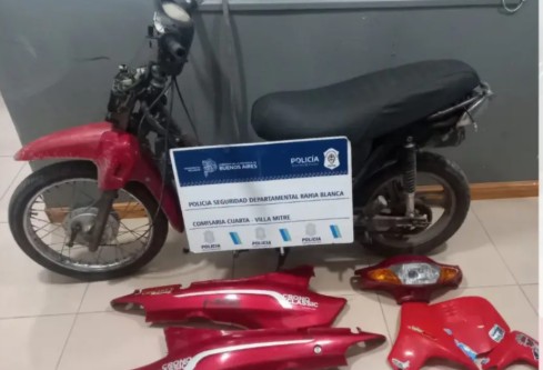 Detuvieron a un hombre por el robo de una moto