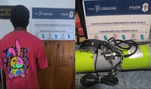 Intentaba vender un motor robado y lo detuvieron