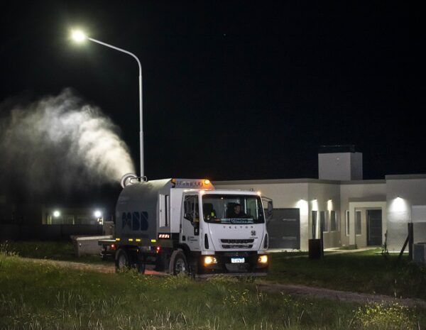 Plan municipal de fumigación: cronograma establecido hasta el 9 de abril