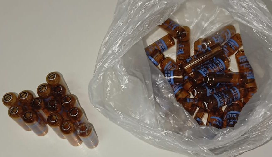 Aparecieron las 25 ampollas de Fentanilo vacías en el Hospital Municipal