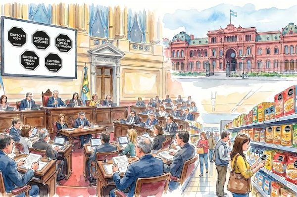 Etiquetado Frontal: la oposición cree que el Gobierno busca derogar la ley para repuntar el consumo