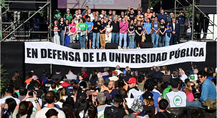 Cuarta Marcha Federal Universitaria contra el Gobierno