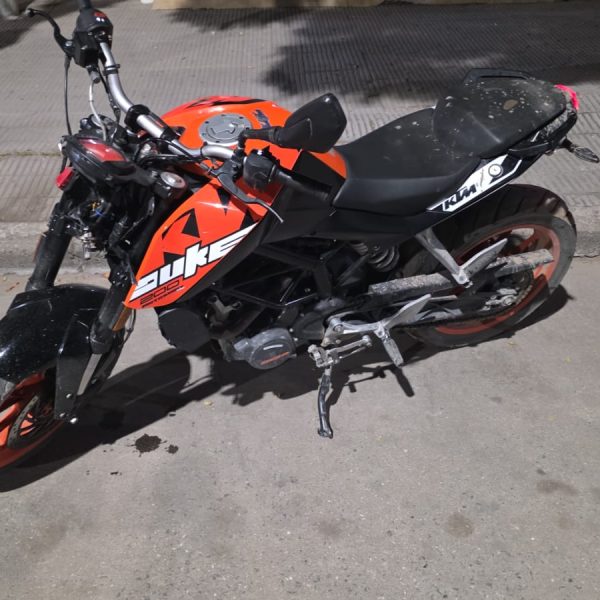 Circulaba en una moto robada y fue aprehendido