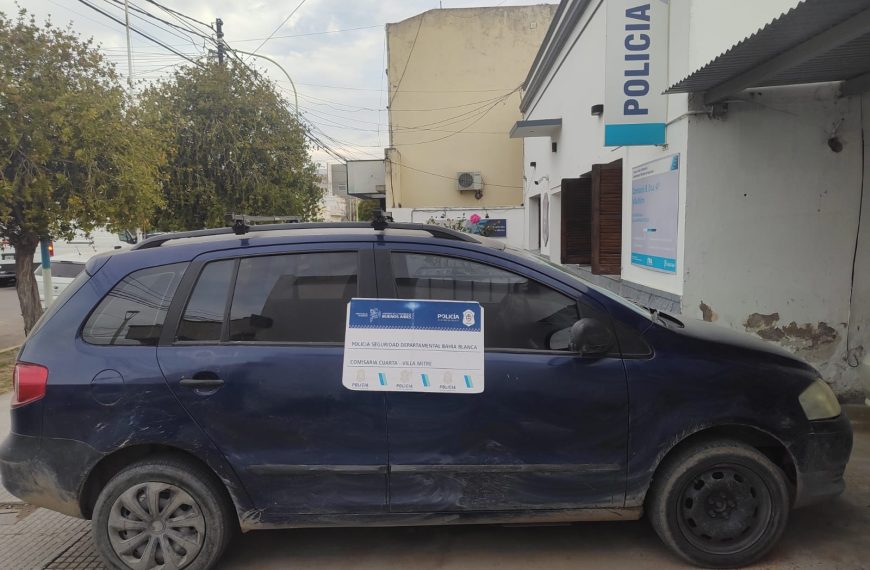 Recuperaron un auto robado en la ciudad