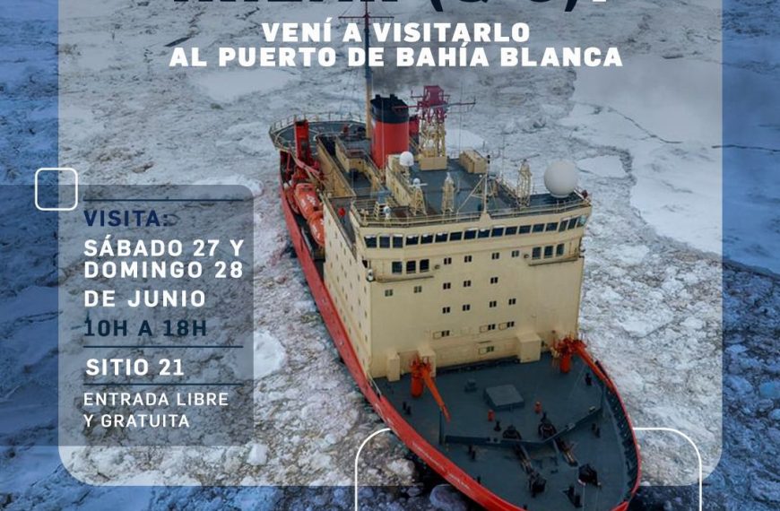 El ARA Almirante Irízar abre sus puertas en el Puerto de Bahía Blanca