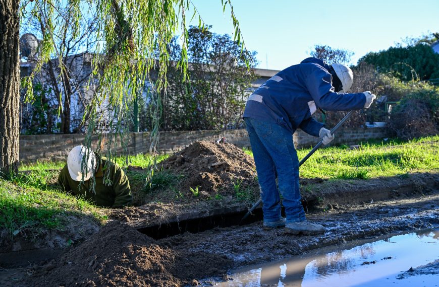 El Municipio avanza con la limpieza de un pluvial clave de la zona norte