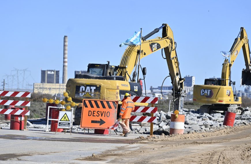 Avanza la obra de los principales corredores de acceso a la zona portuaria