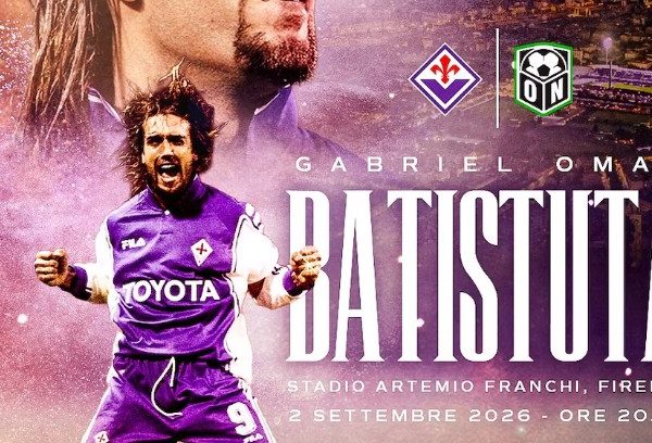 Gabriel Batistuta volverá a jugar a los 57 años para la Fiorentina