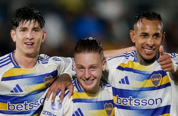 Boca Juniors goleó 4-0 a Recoleta en Paraguay y avanzó a los cuartos de final de la Copa Sudamericana