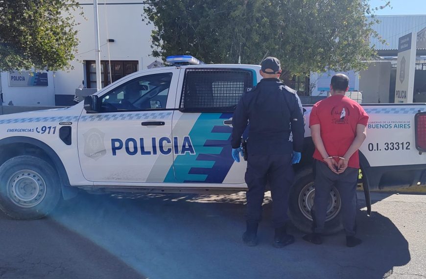 Detuvieron a un hombre acusado de agredir físicamente a su pareja
