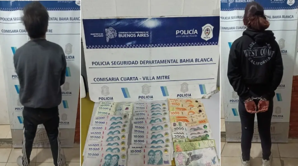 Robaron dos fernet, dinero en efectivo y los atraparon