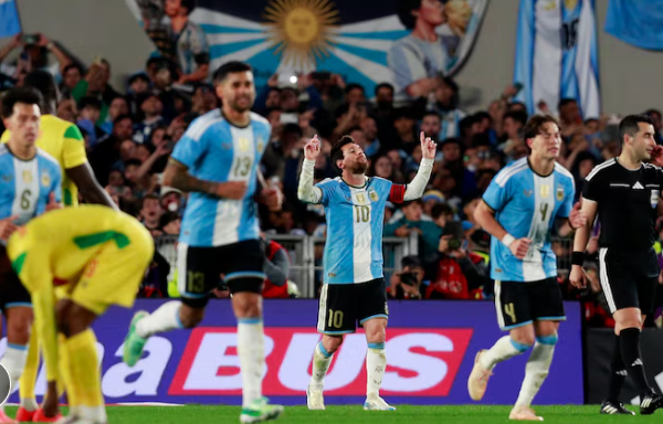 Con un gol a Benín, Messi le dijo adiós a la selección argentina